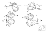 22116770790 - : Engine Mount for BMW Image