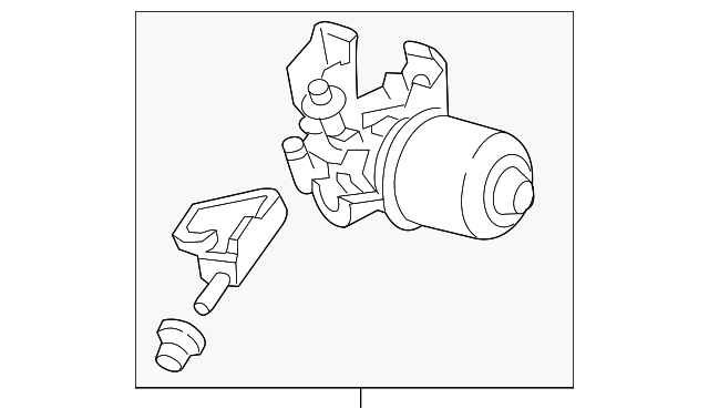 2013-2022 GM Windshield Wiper Motor 42333714 GM | GMPartsDirect.com