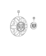 68507513AA - : Wheel Center Cap for Mopar Image