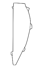 554360E070B0 - : 2014-2019 Toyota Highlander - Side Trim Panel for Toyota: Highlander Image