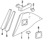 9645557636001C - : Upper Cover for Porsche Image