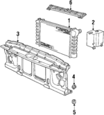 52479539 - Cooling System: Radiator for Buick: Electra, LeSabre, Reatta, Riviera | Cadillac: Seville | Chevrolet: Blazer, C/K Pickup, C1500, C2500, C3500, K1500 Pickup, K2500 Pickup, K3500 Pickup, K5 Blazer, P20, P30, R10, R20, R2500, R30, R3500, Suburban C10, Suburban C20, Suburban K10, Suburban K20, Suburban R10, Suburban R1500, Suburban R20, Suburban R2500, Suburban V10, Suburban V1500, Suburban V20, Suburban V2500, V10, V20, V30, V3500 | GMC: C1500 Pickup, C2500 Pickup, C3500 Pickup, Jimmy, K1500 Pickup, K2500 Pickup, K3500 Pickup, P2500, P3500, R1500 Pickup, R2500 Pickup, R3500 Pickup, Suburban C1500, Suburban C2500, Suburban K1500, Suburban K2500, Suburban R1500, Suburban R2500, V1500, V1500 Suburban, V2500, V2500 Suburban, V3500 | Oldsmobile: 98, Delta 88, Toronado | Pontiac: Bonneville Image