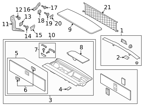 Interior Trim - Rear Body for 2018 Lincoln Navigator #0