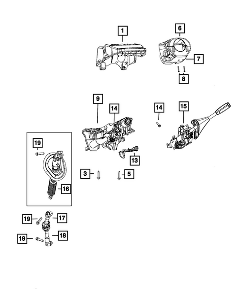 Steering Column and Intermediate Shaft for 2025 Ram 3500 #0