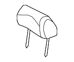 AN7Z54611A08AG - Body: Headrest for Ford Image