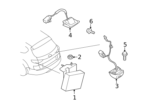 Electrical Components for 2013 Subaru Tribeca #0