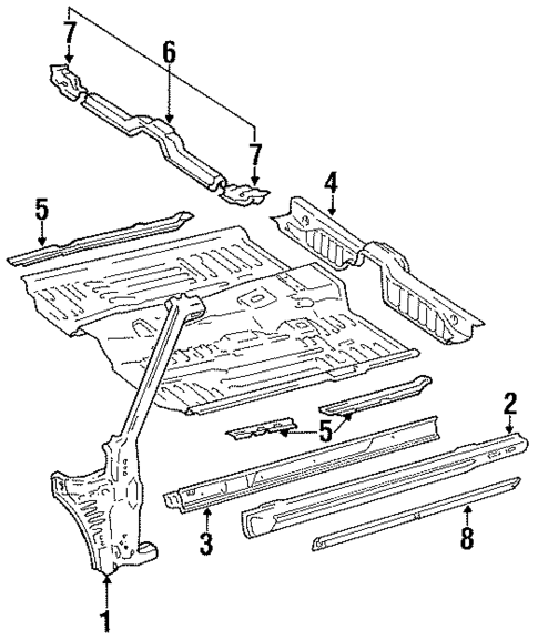 Rocker for 1988 Toyota Celica #1