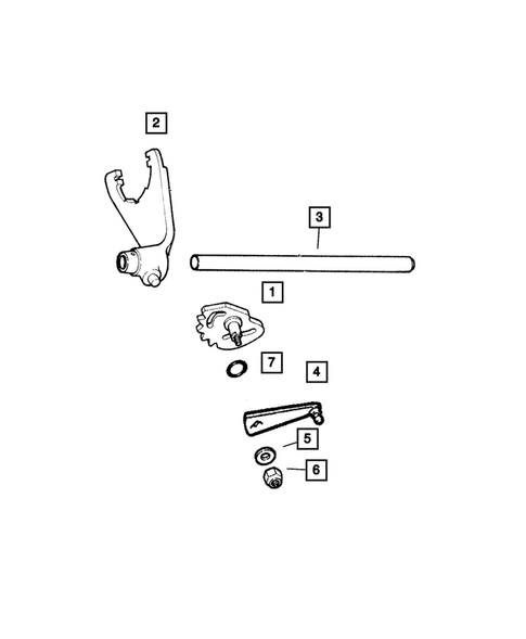 Fork and Rails for 2003 Jeep Grand Cherokee #0