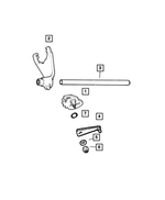 5012312AA - Transfer Case Model 247 [DHF]: Transfer Case Sector for Mopar Image