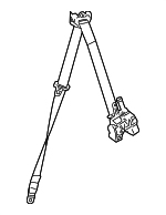 7322024192C0 - : Seat Belt Assembly for Lexus: RC F, RC200t, RC300, RC350 Image