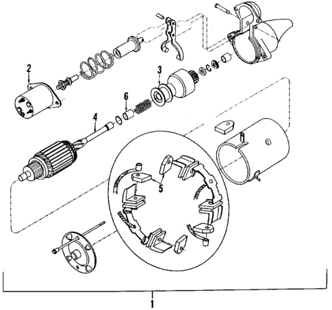 Starter for 1995 Chevrolet Beretta #0