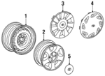 426111801001 - Suspension: Wheel for Toyota Image