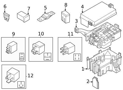 Relays for 2025 Volvo EX30 #0