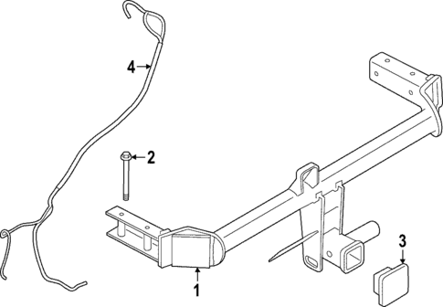 Trailer Hitch Components for 2025 Porsche Macan #0