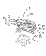 5281884AB - 3.2L Gas; Engine: Bracket, Support for Mopar Image