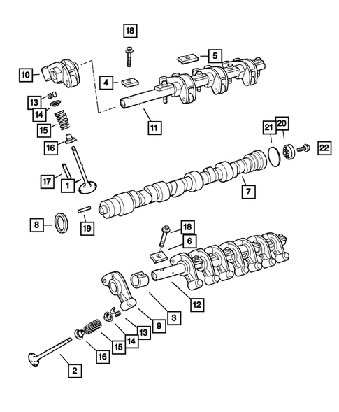 Camshafts and Valves for 2005 Dodge Neon #0