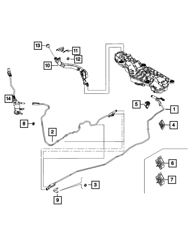 6106134AA - Emission Controls: Hex Nut for Mopar Image