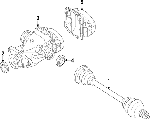 Rear Axle for 2025 BMW 550e xDrive #2