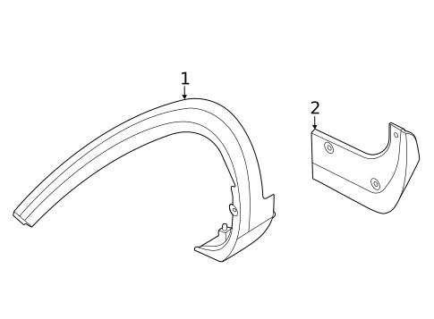 Exterior Trim - Fender for 2023 Kia Seltos #0