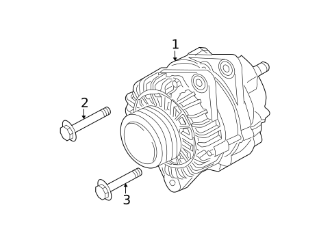 Alternator/Generator & Related Components for 2009 Kia Amanti #0