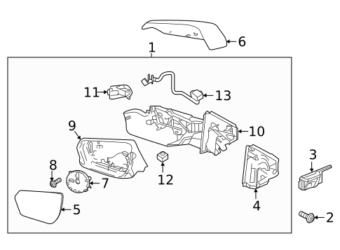 Mirrors for 2019 Chevrolet Equinox #0