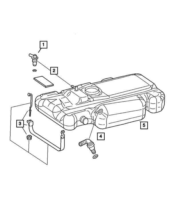 5104102AA - Fuel: Fuel Tank Strap for Mopar Image