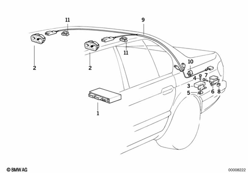 Alarm Systems for 1992 BMW 740i #2
