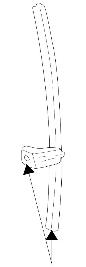 XF2Z16222A00AA - Body: Door Glass Attaching Clips for Ford Image