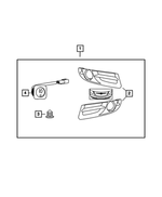 82209184 - Mopar Accessories - Component Parts: Fog Light Kit for Dodge: Caravan Image