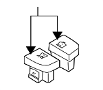 3D0963564B5B2 - Body: Seat Heat Switch for Volkswagen: Phaeton Image