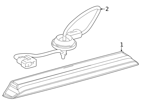 High Mount Lamps for 2023 Lexus LX600 #0