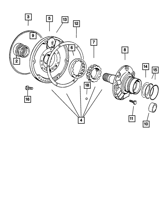 R4796467AE - Automatic Transmission 4 Speed: Transmission Pump Package for Mopar Image