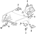 25628704 - Electrical: Switch Insulator for Buick: Park Avenue, Riviera Image