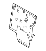 7189042040C0 - Body: Back Panel Cover for Toyota Image
