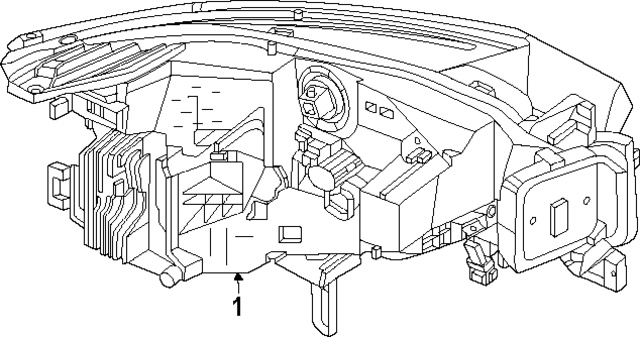 260107LF5A - : Headlamp Assembly for Nissan Image