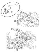 6102199AA - Interior Trim: Screw for Mopar Image
