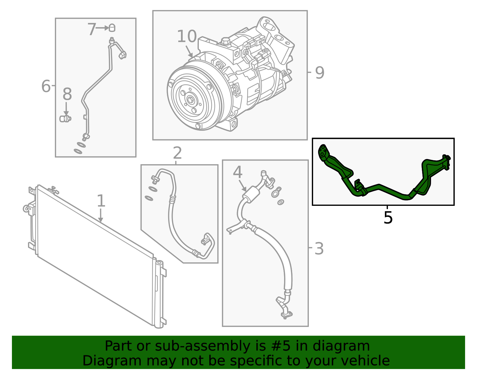 2025-2026 Nissan Murano AC Line 92446-7BA0A | OEM Parts Online