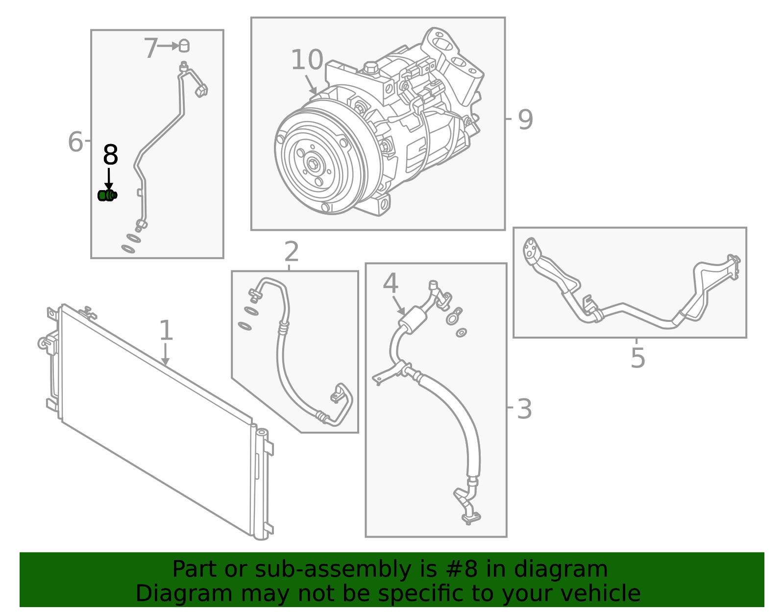 A/C Refrigerant Pressure Sensor 92136-7LF0A | Scott Evans Nissan Parts