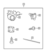 6104507AA - Mopar Accessories - Component Parts: Pan Head Screw for Mopar Image