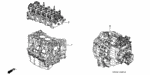 10003RAAA01 - Engine: GENERAL ASSY., CYLINDER HEAD for Honda Image