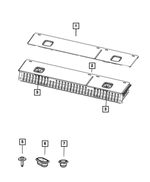 1DL831U7AA - Interior Trim: Storage Bin Lid for Mopar Image