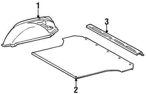 Interior Trim - Rear Body for 1996 Lexus LX450 #0