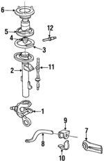 AS1033C - Suspension: Strut for Ford: Taurus | Mercury: Sable Image