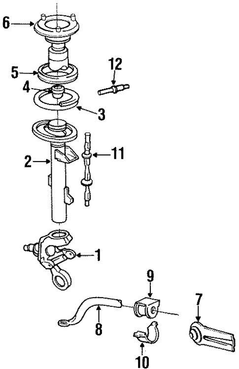 Rear Suspension for 1992 Ford Taurus #3