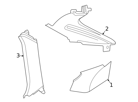 Interior Trim - Quarter Panels for 2025 Audi RS6 Avant #0
