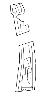 6134360110 - Body: Inner Pillar for Lexus: GX470 Image