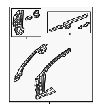 5011154AA - Body: Hinge Pillar for Dodge: Durango Image