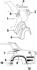 20274132 - Body: Quarter Panel for Oldsmobile: Omega Image