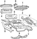 E1FZ6140320A - Body: Rear Body Panel for Ford: Escort | Mercury: Lynx Image