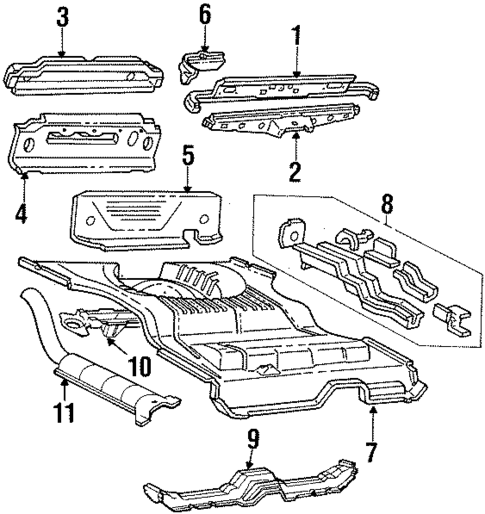 Rear Panels for 1985 Ford Escort #0